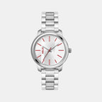 Helix Round Silver Analog watch