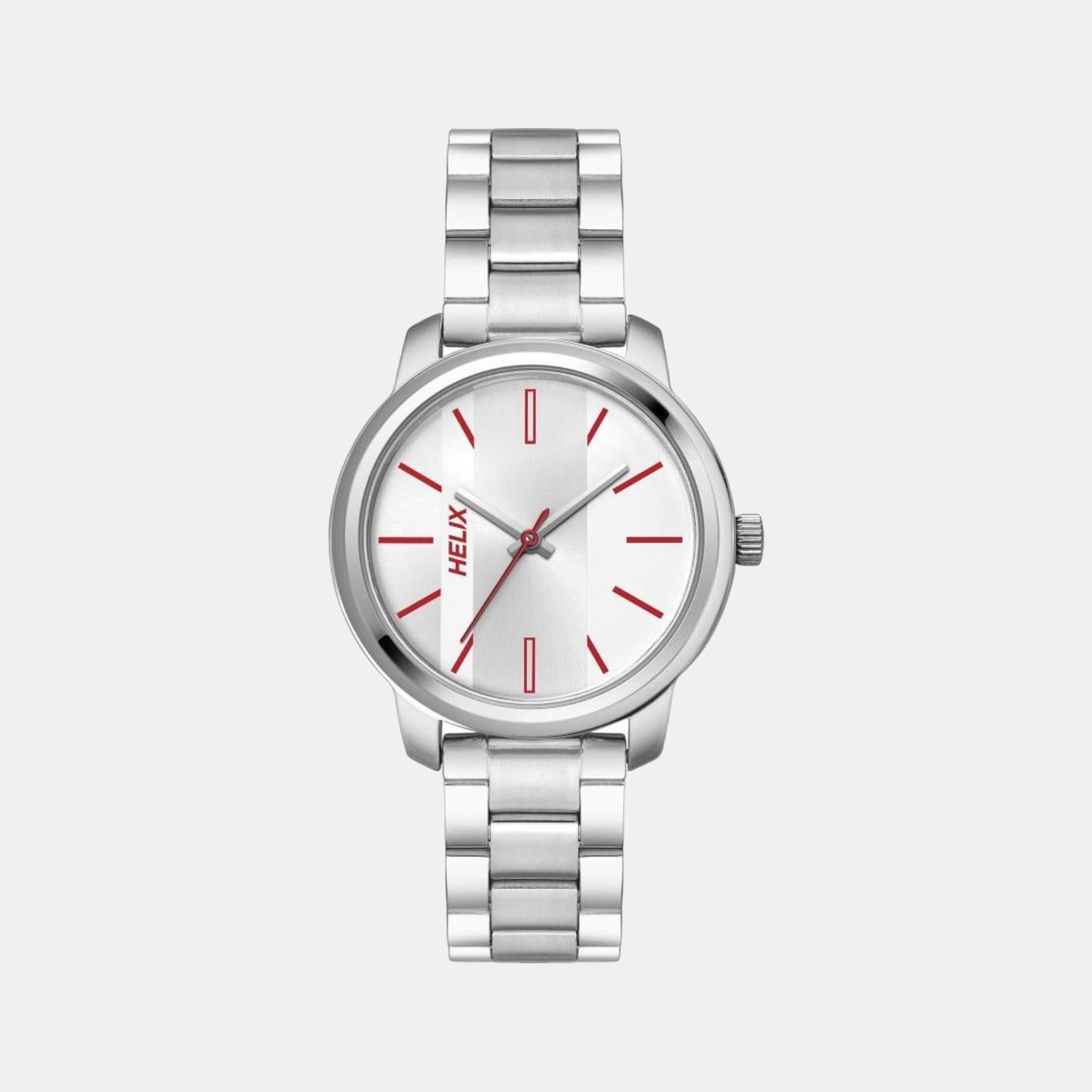Helix Round Silver Analog watch