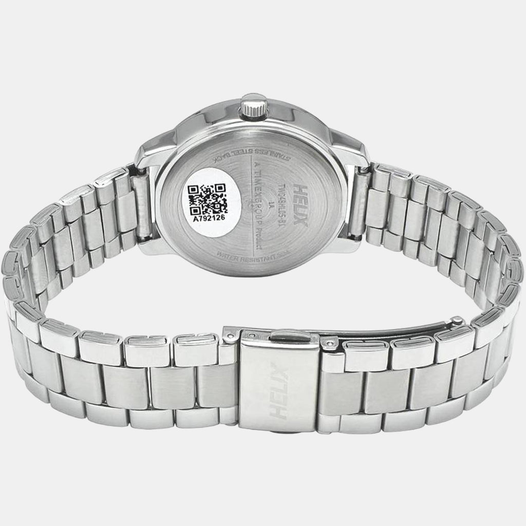 Helix Stainless Steel Round watch
