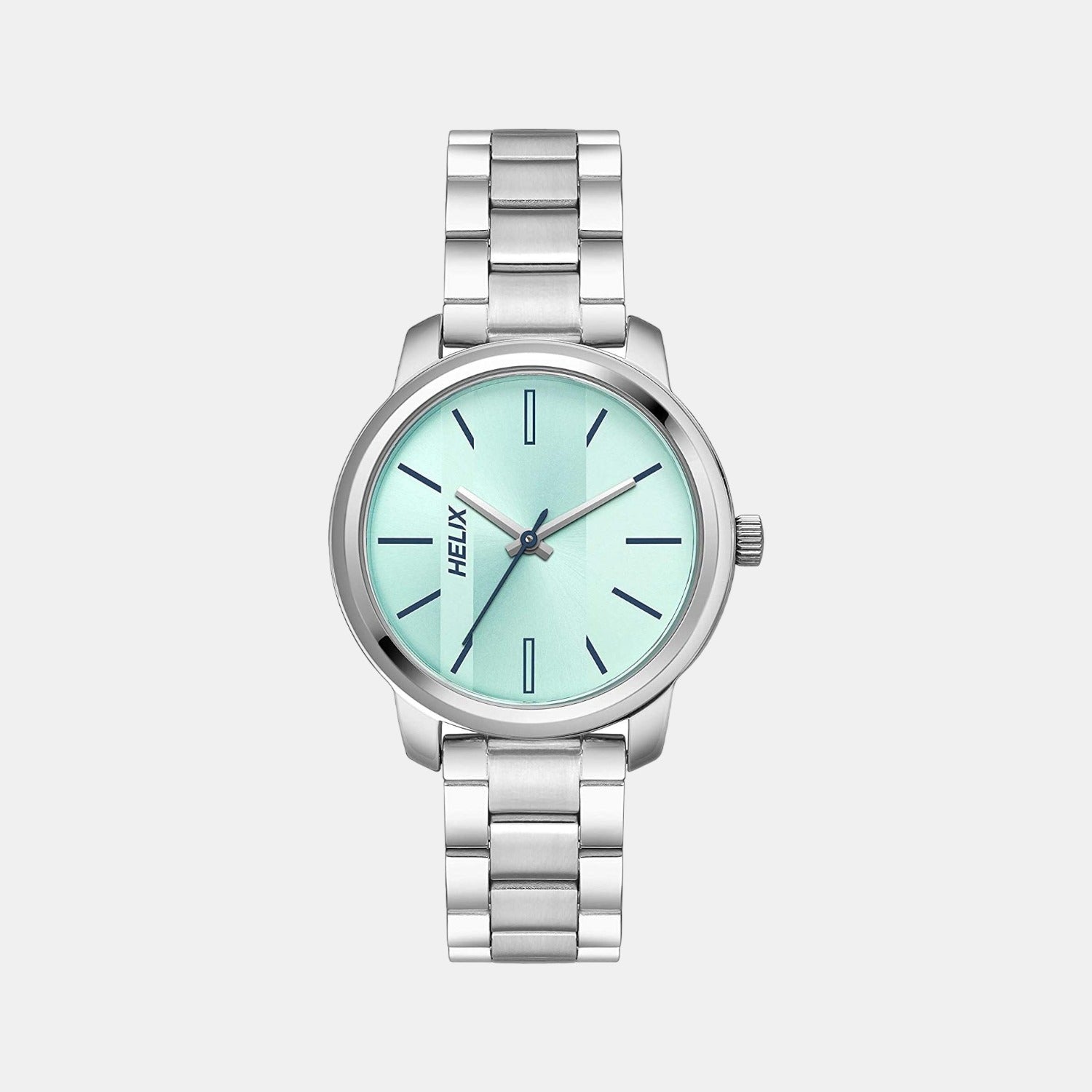 Helix Round Blue Analog watch
