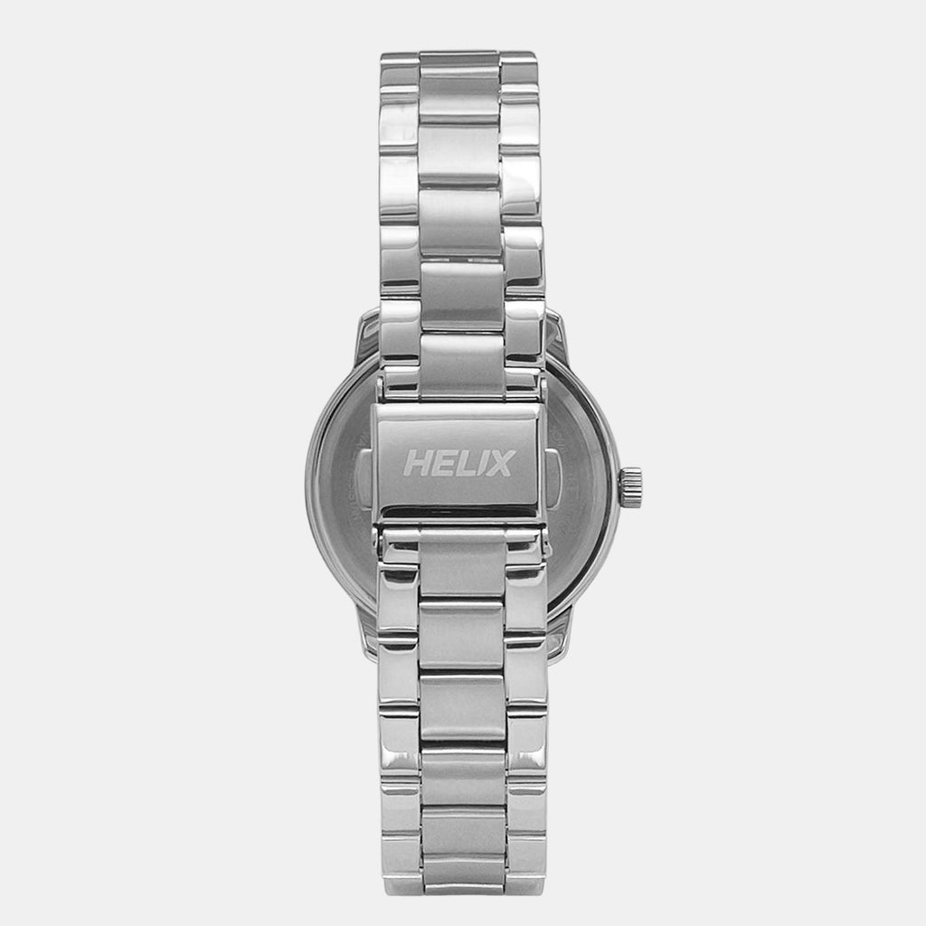 Helix Stainless Steel Round watch
