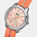 Helix Leather Rose Gold watch
