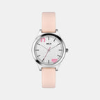Helix Round White Analog watch