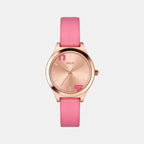 Helix Round Pink Analog watch