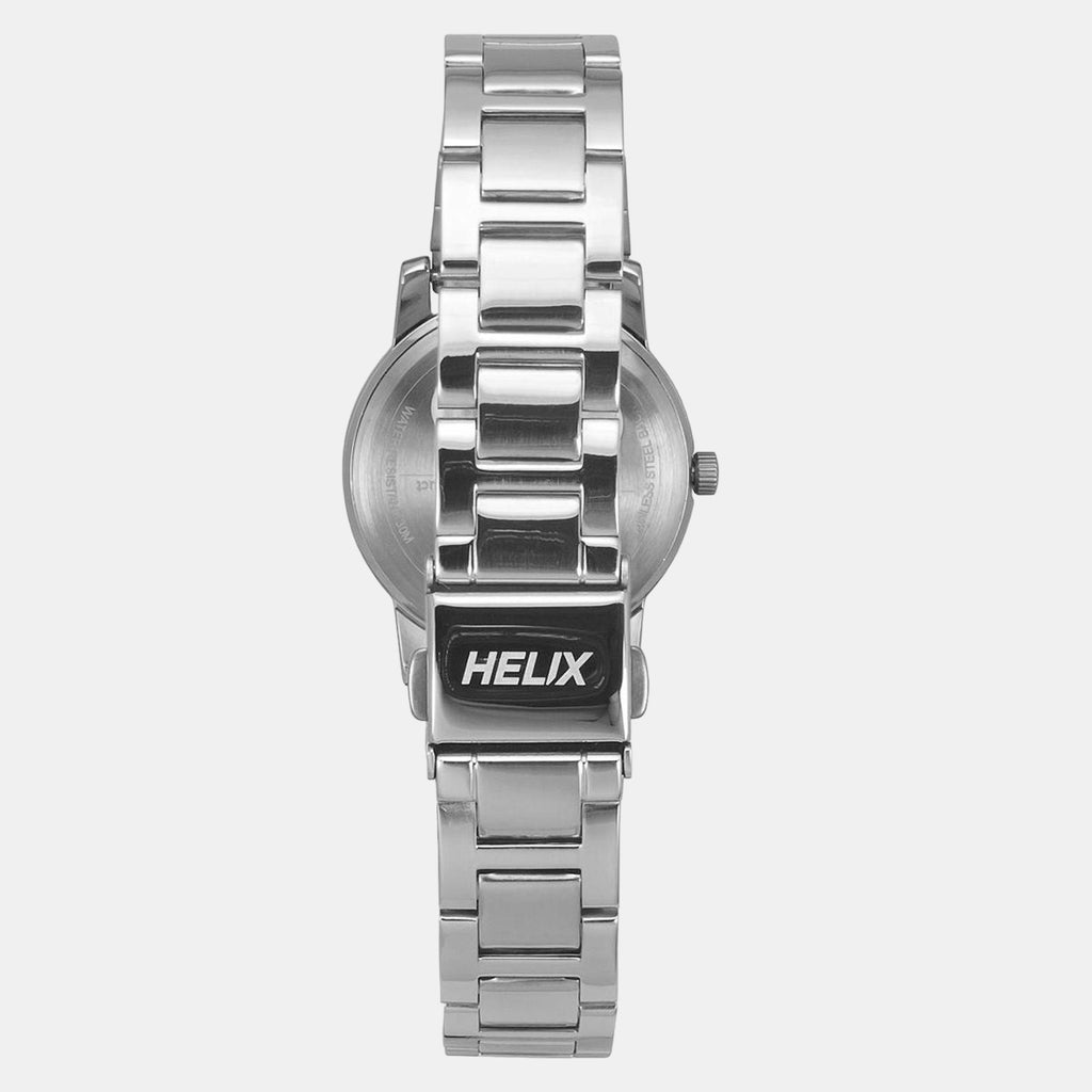 Helix Stainless Steel Round watch