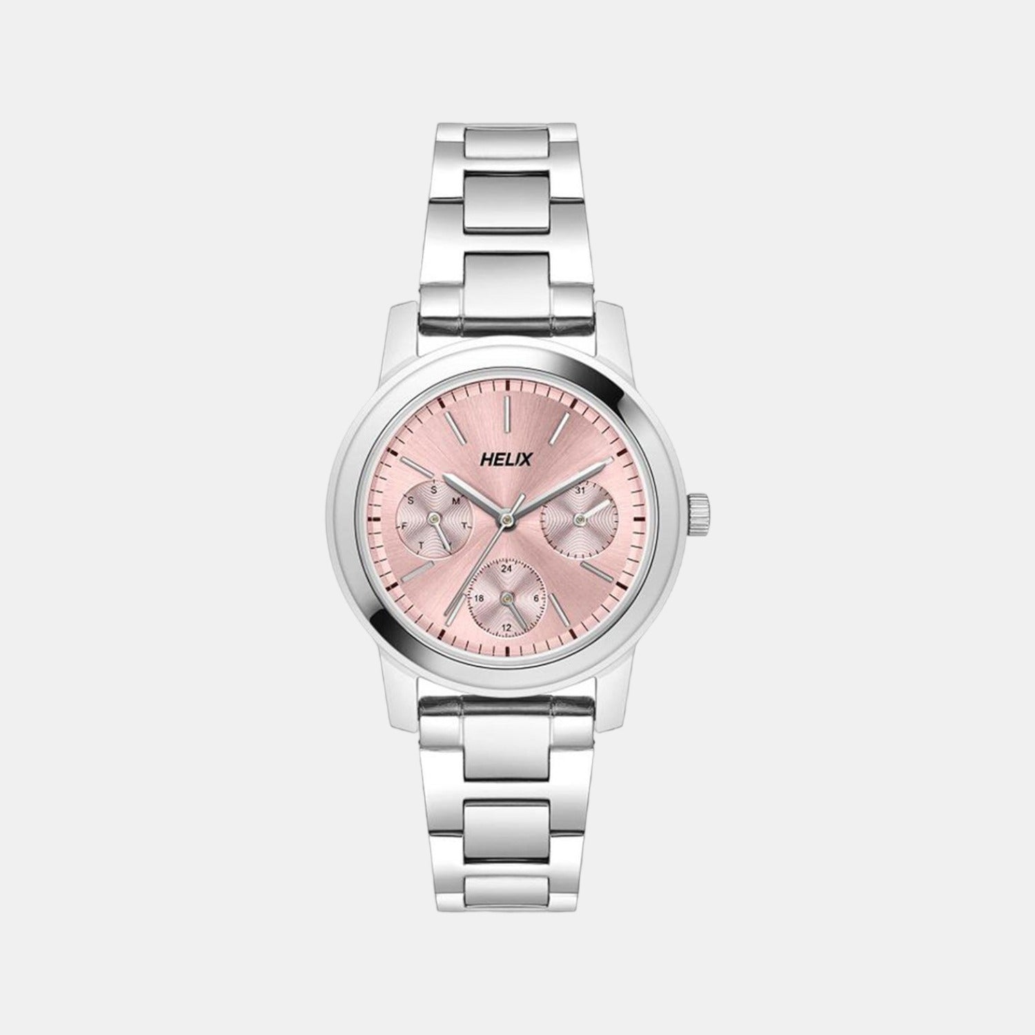 Helix Round Pink Chronograph watch