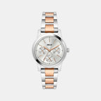Helix Round Silver Chronograph watch