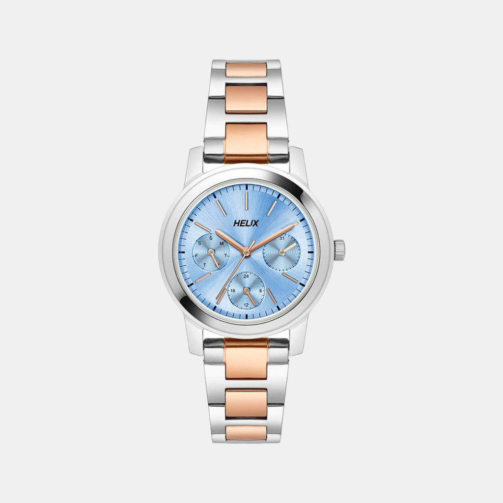 Helix Round Blue Chronograph watch
