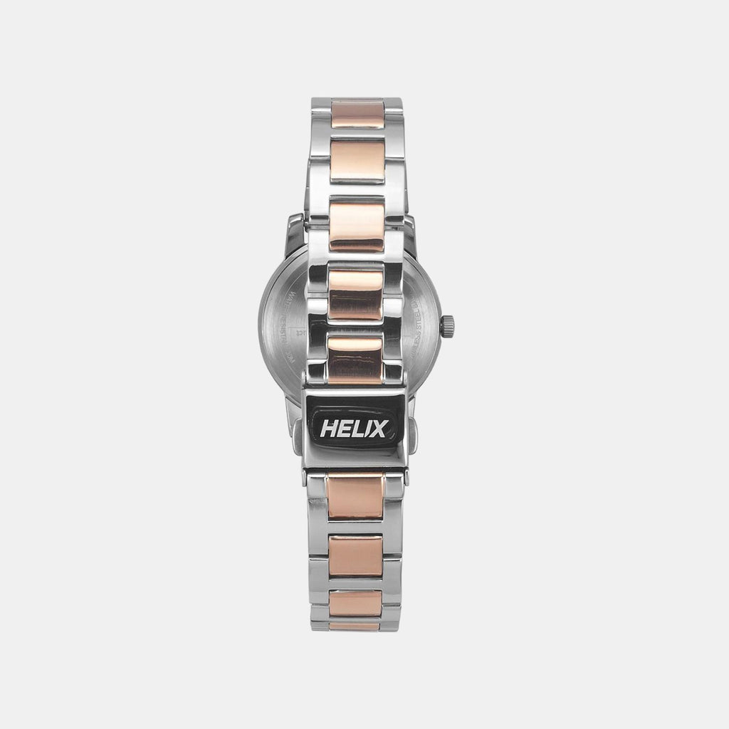 Helix Stainless Steel Round watch