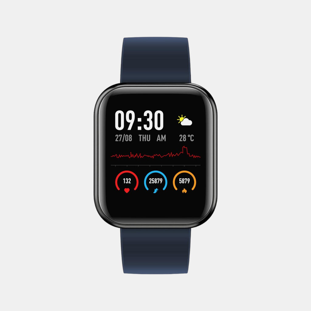 Helix Square Black Digital watch