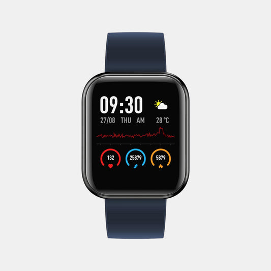 Unisex Black Digital Smart Watch TW0HXW304T