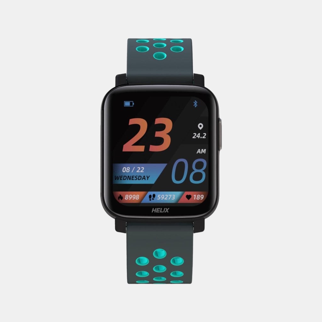 Helix Rectangular Black Digital watch