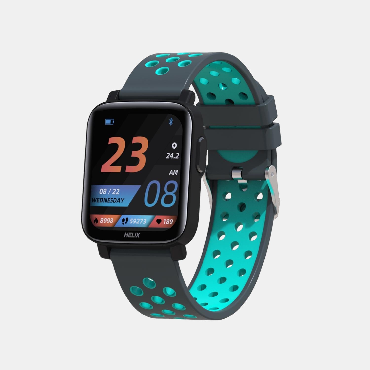 Helix Men Rectangular Black watch