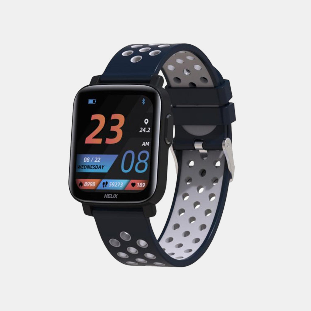 Helix Silicone Black watch