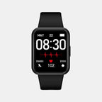 Helix Rectangular Black Digital watch