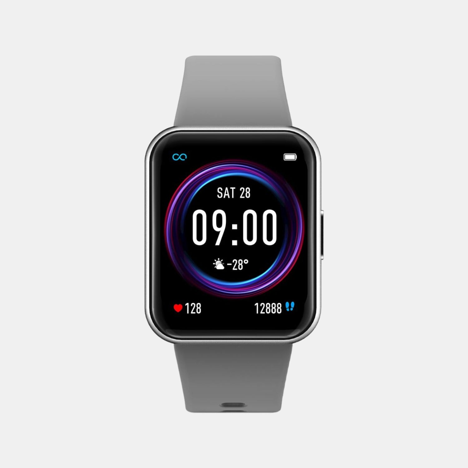 Helix Square Black Digital watch