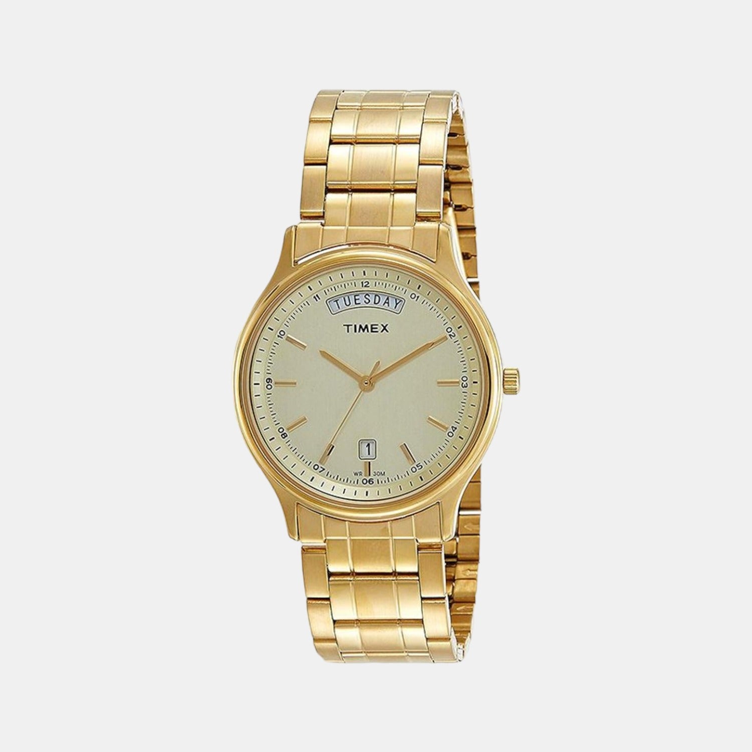 Timex Round Gold Analog watch