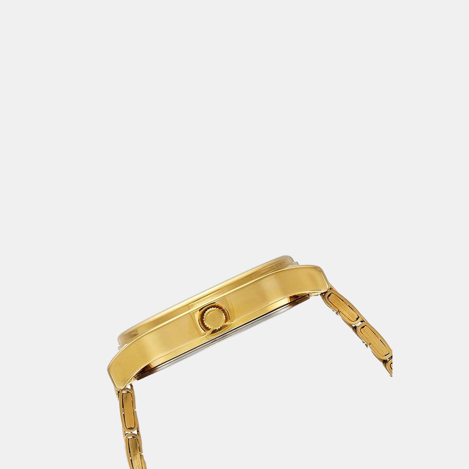 Timex Men Round Gold watch