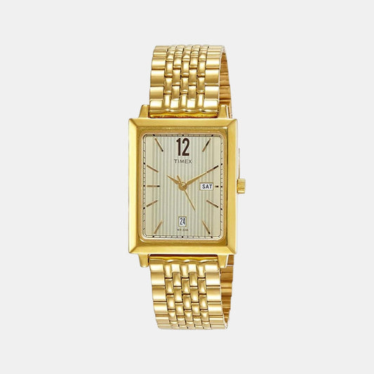 Male Gold Analog Stainless Steel Watch TW0TG6401