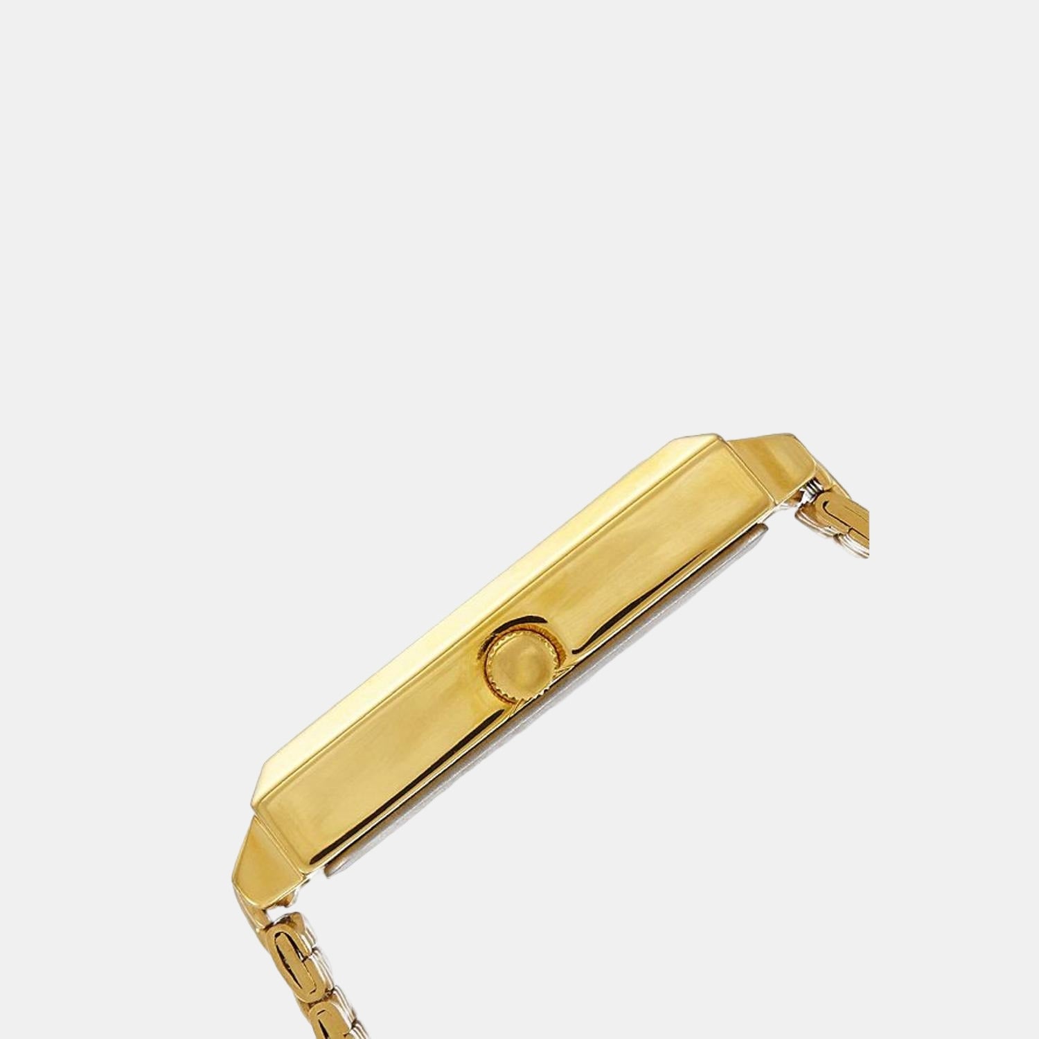 Timex Men Rectangular Gold watch