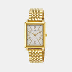 Timex Rectangular Silver Analog watch