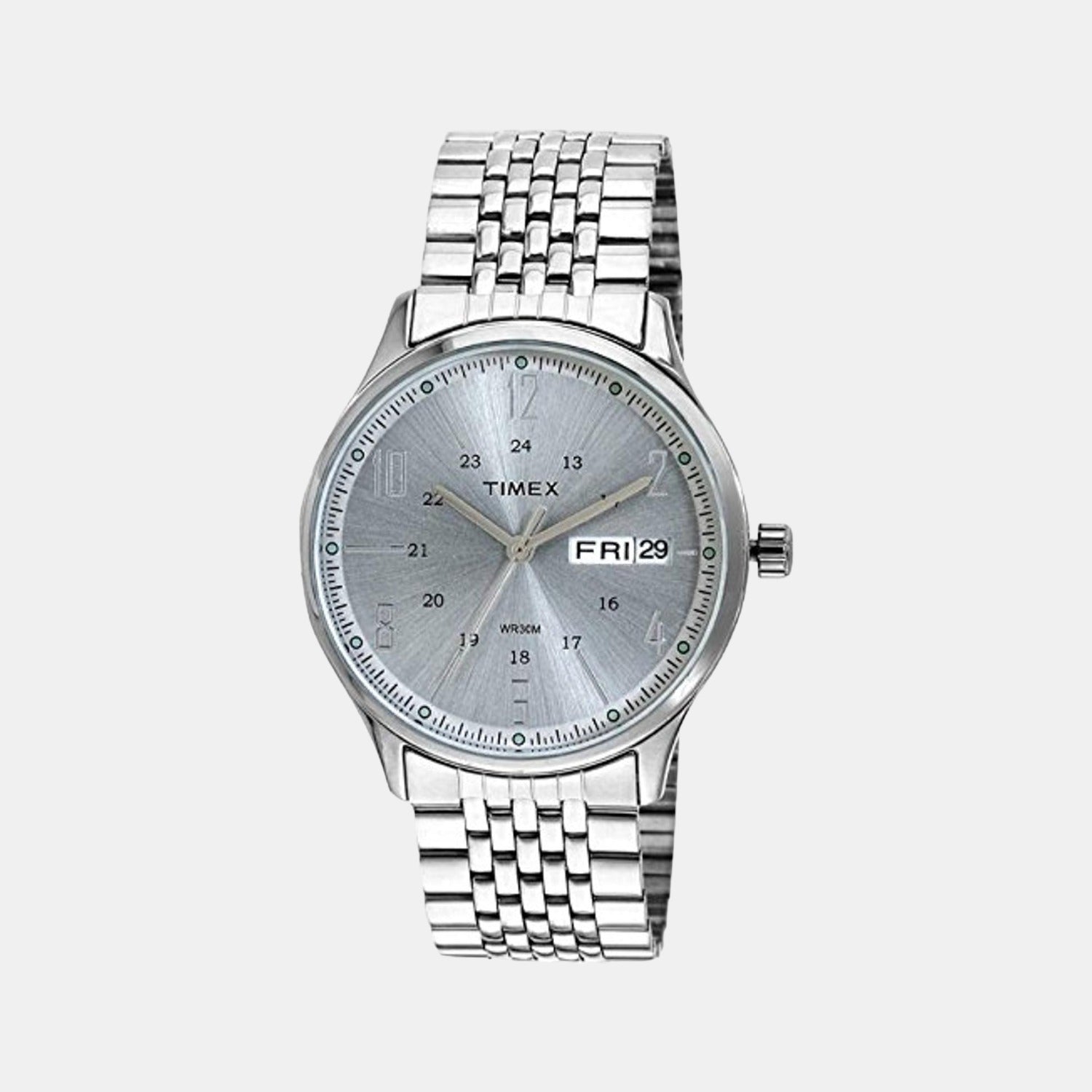 Timex Round Silver Analog watch