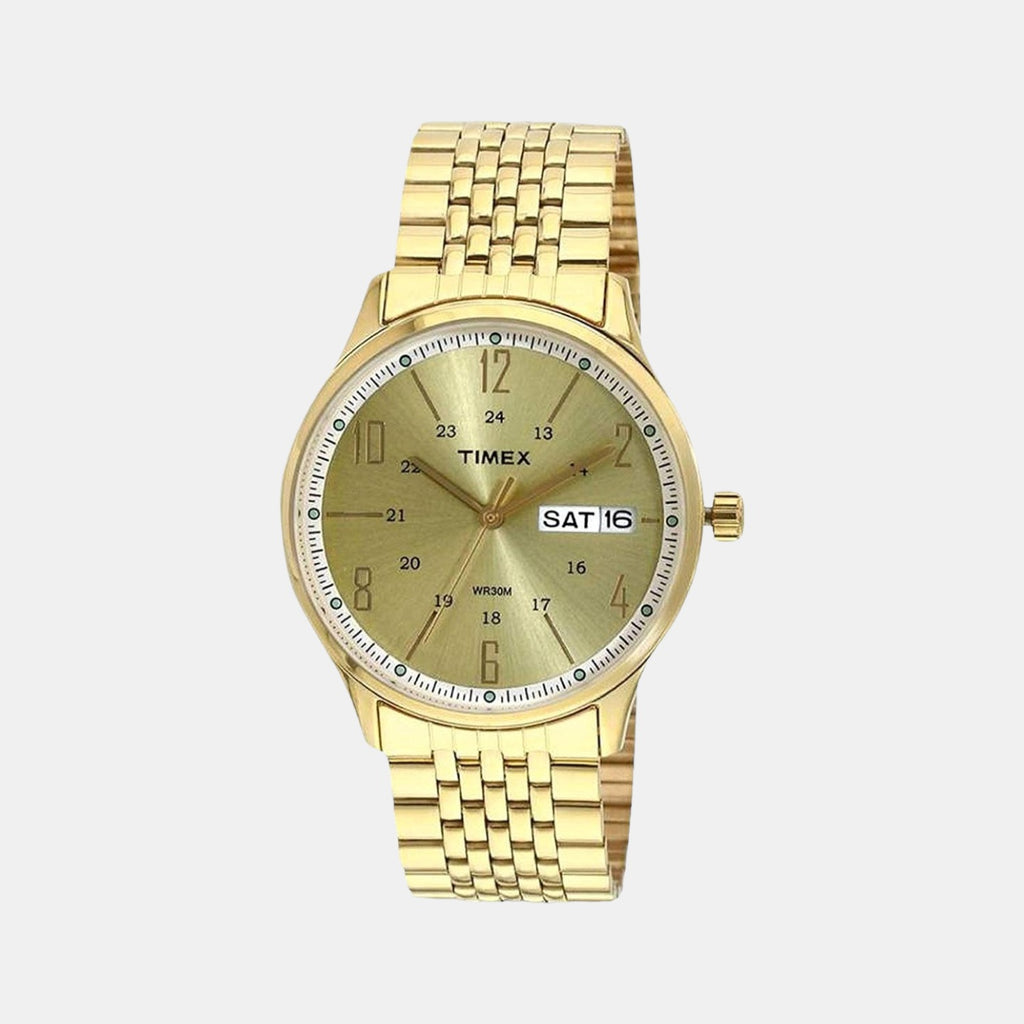 Timex Round Beige Analog watch