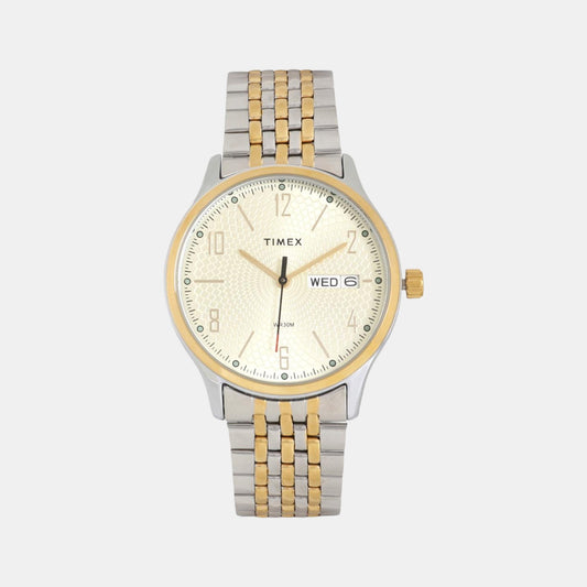 Male Gold Analog Stainless Steel Watch TW0TG6508