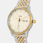 Timex Men Round Gold watch