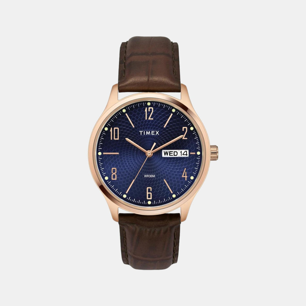 Timex Round Blue Analog watch