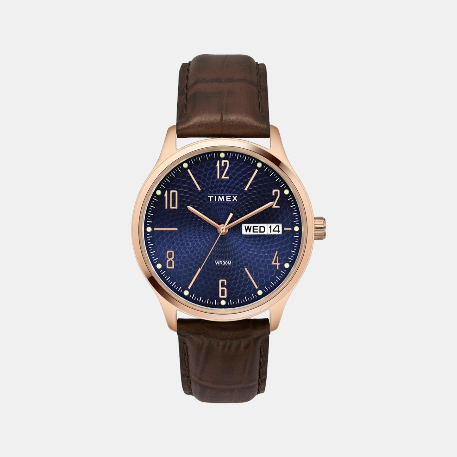 Timex Round Blue Analog watch
