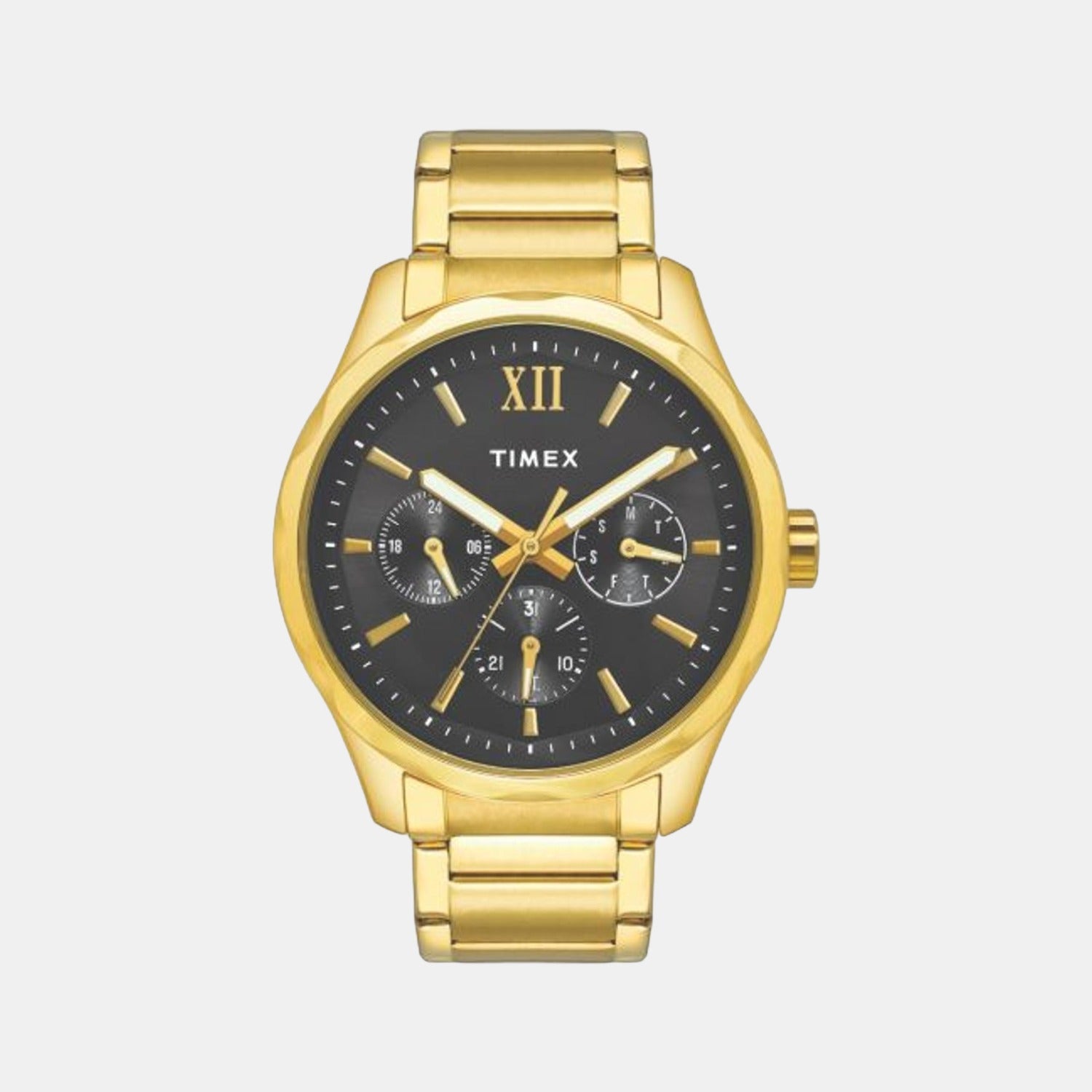 Timex cheap gold watch