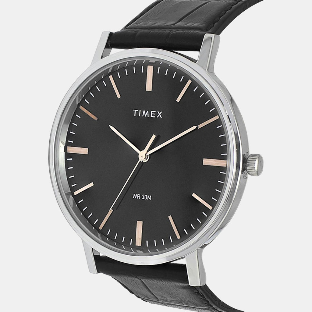 Timex Men Round Black watch