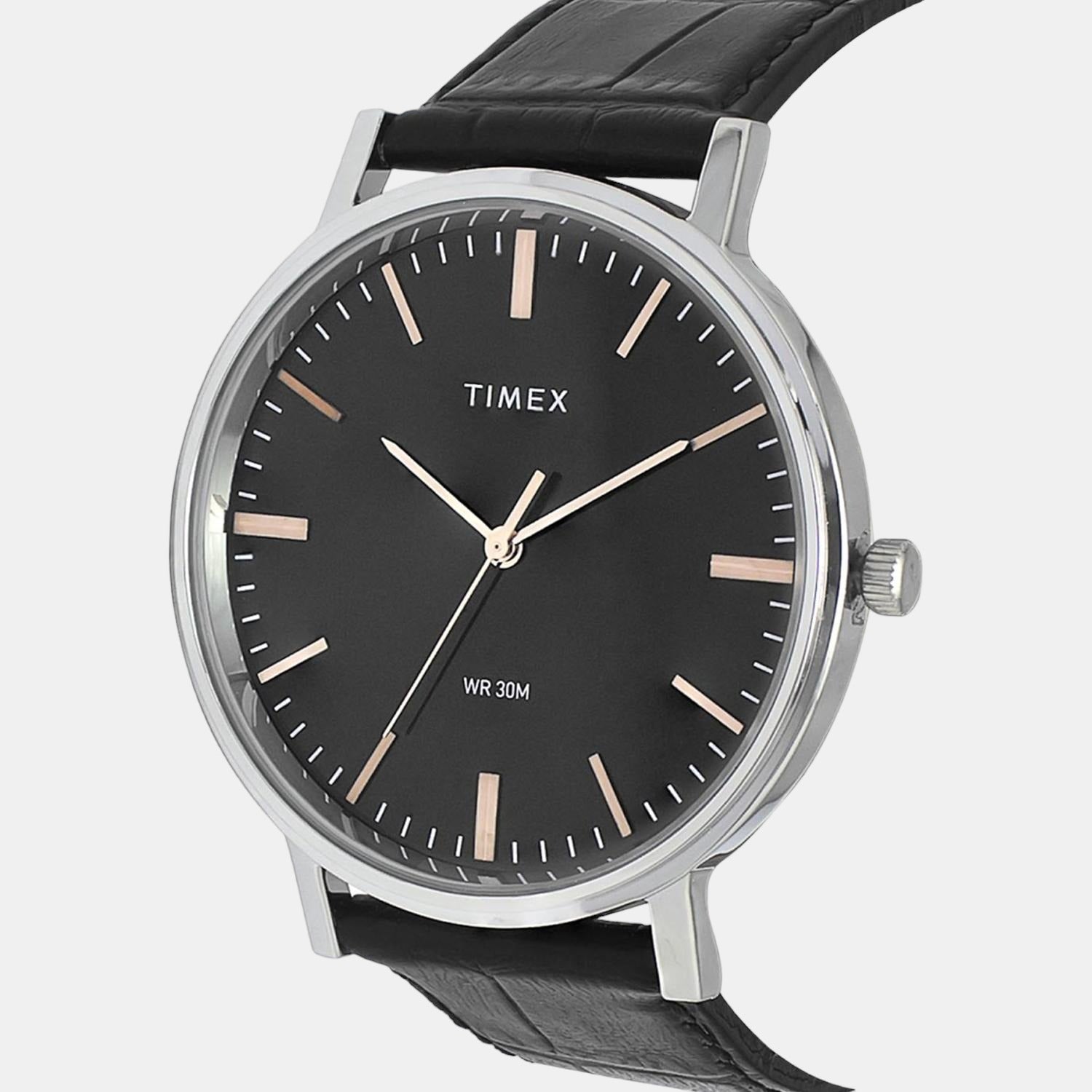 Timex Men Round Black watch