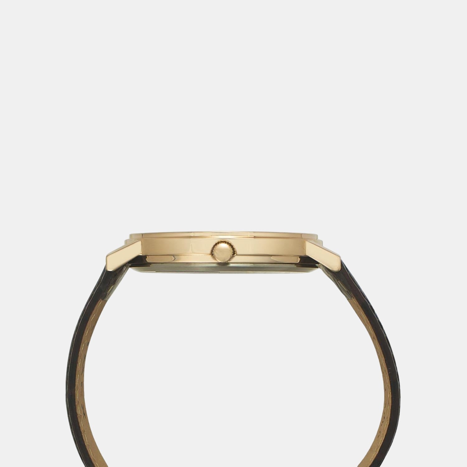 Timex Men Round Beige watch