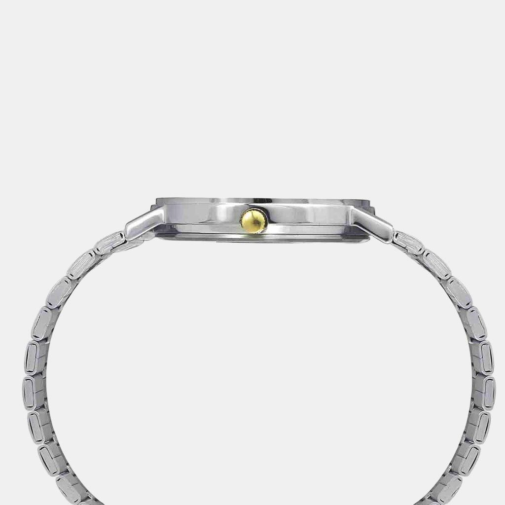 Timex Men Round Silver watch