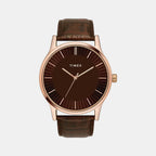 Timex Round Brown Analog watch