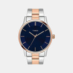 Timex Round Blue Analog watch