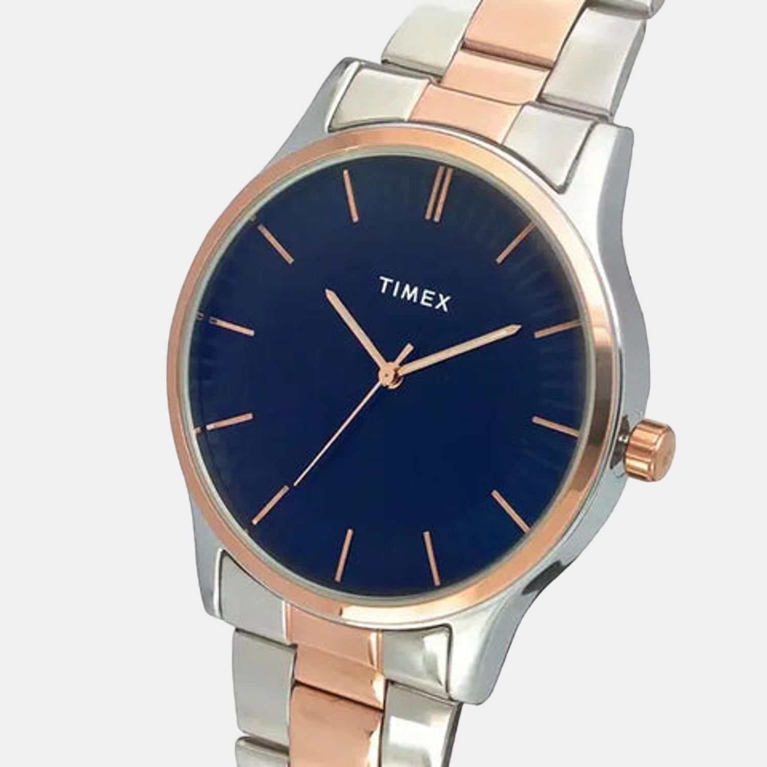 Timex blue clearance dial watch