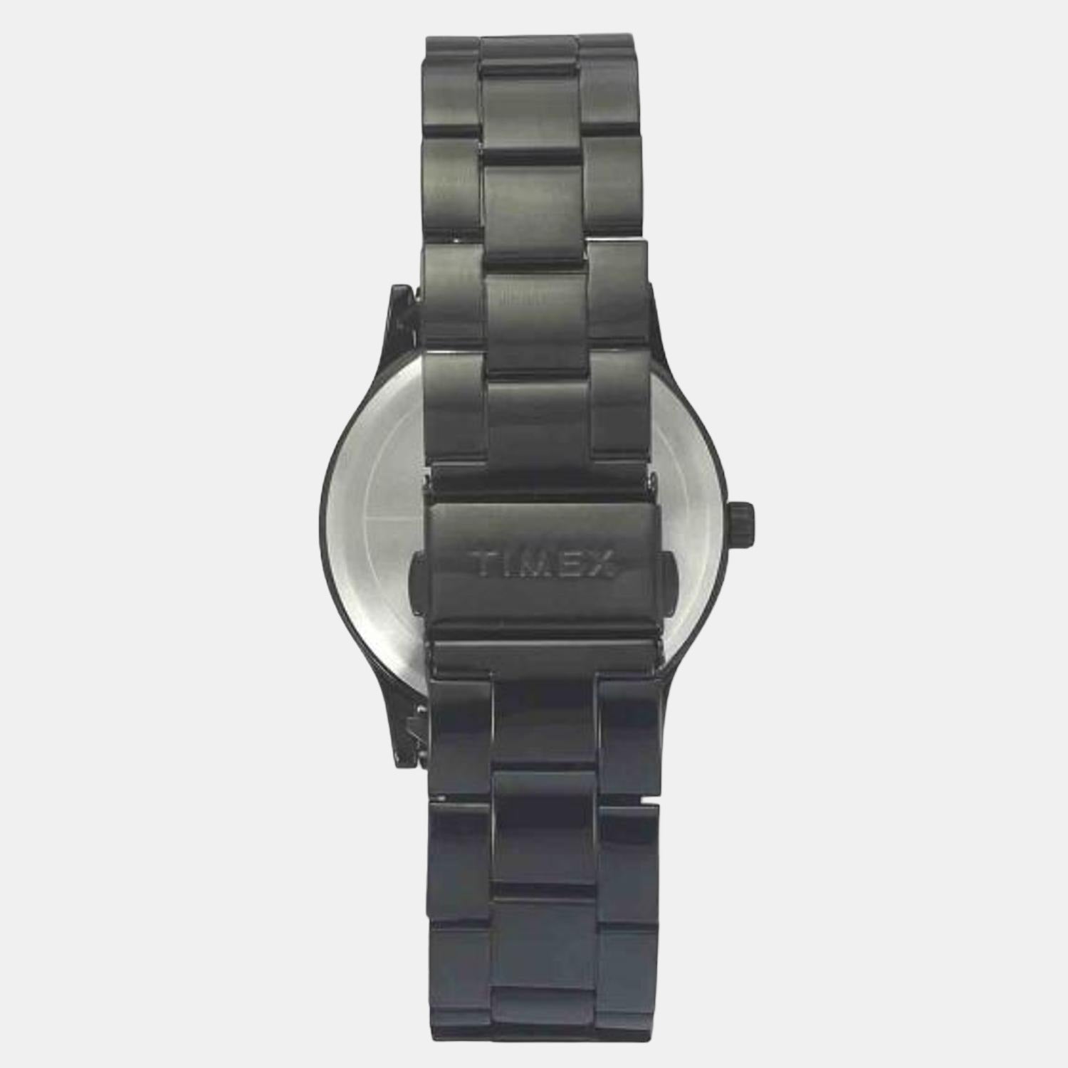 Timex Men Round Black watch