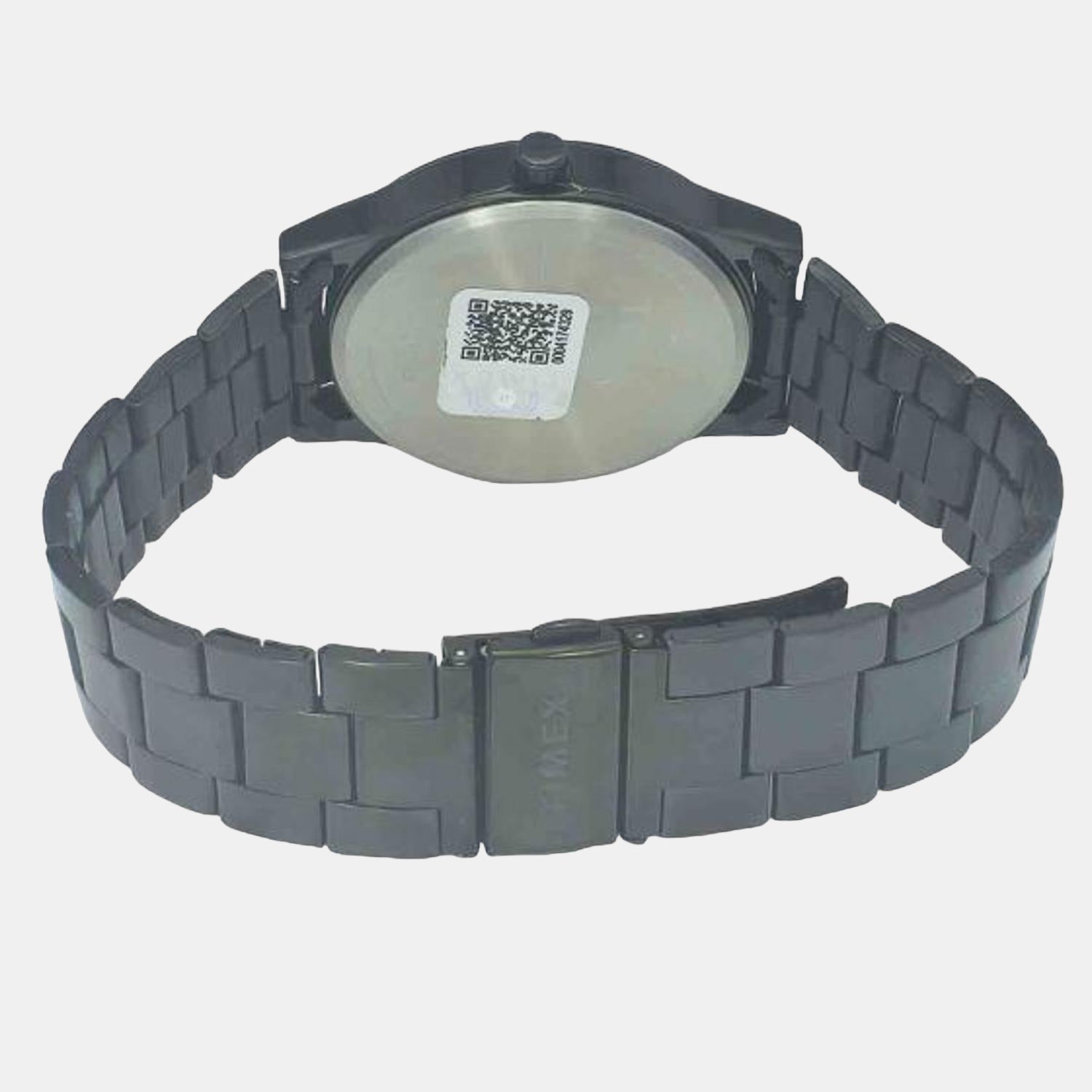 Timex black cheap chain watch