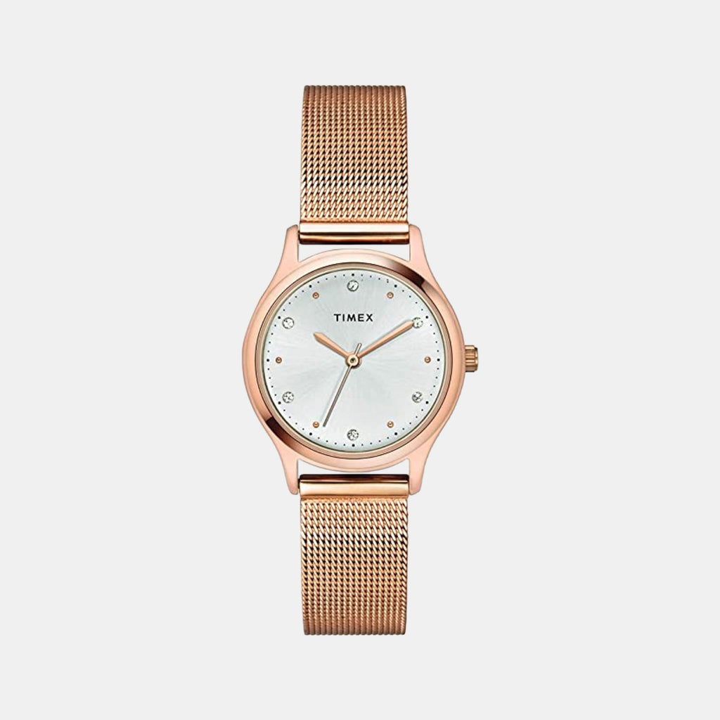 Timex Round Silver Analog watch