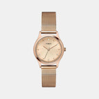 Timex Round Rose Gold Analog watch