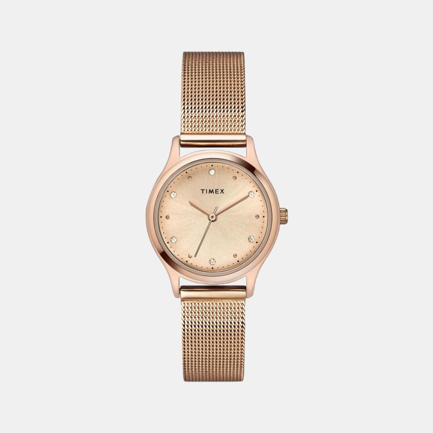 Timex Round Rose Gold Analog watch