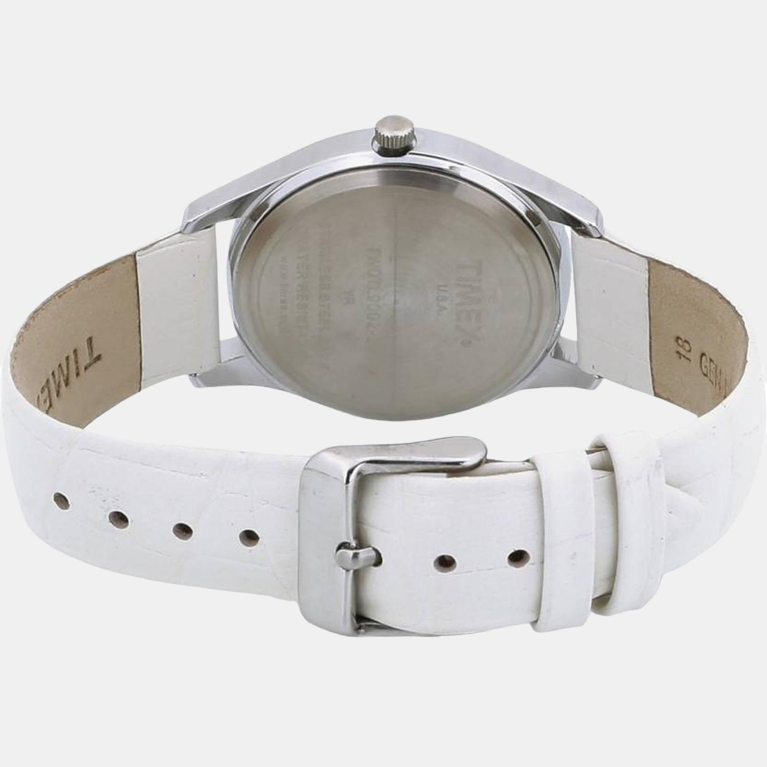 Timex Women Round Silver watch