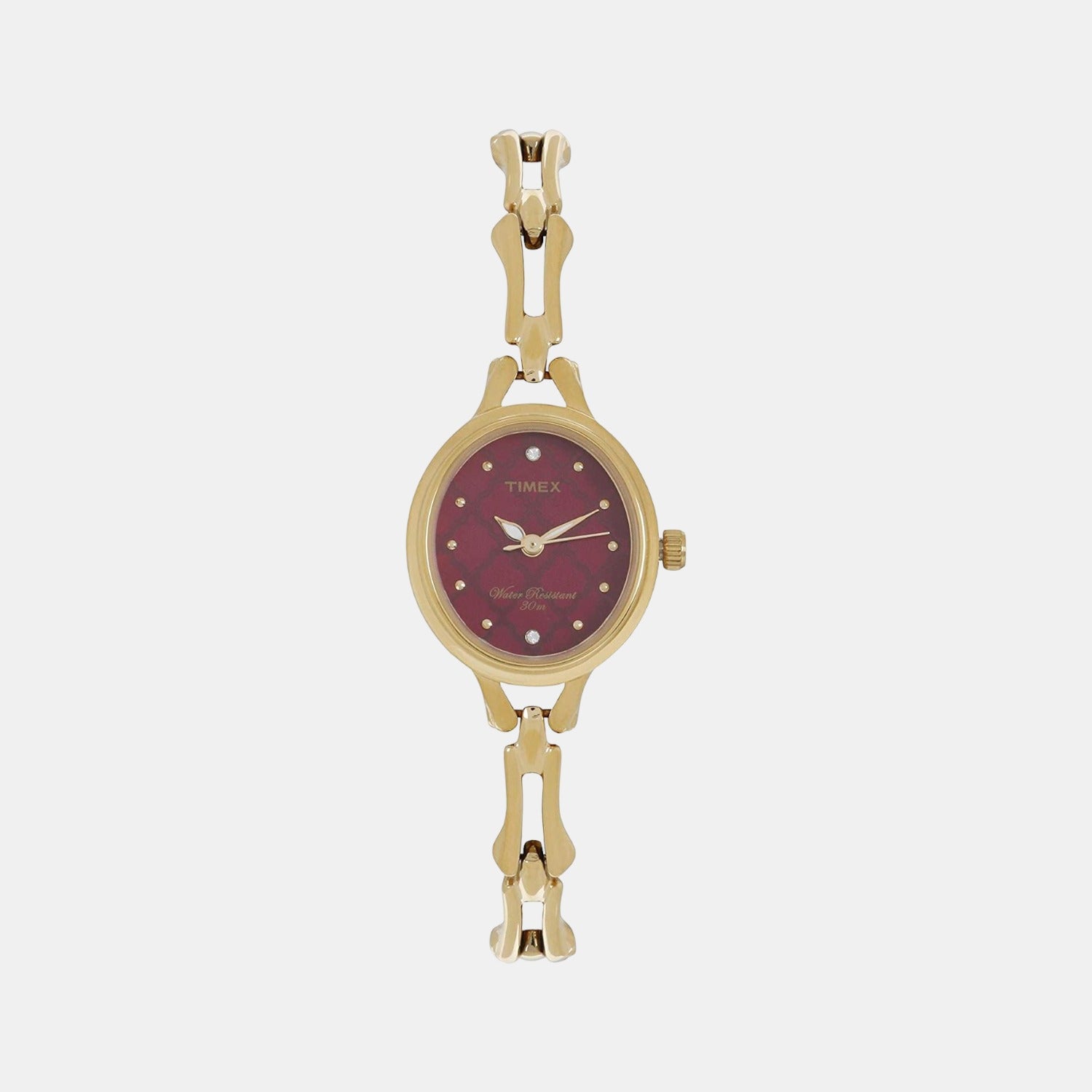 Timex Oval Purple Analog watch