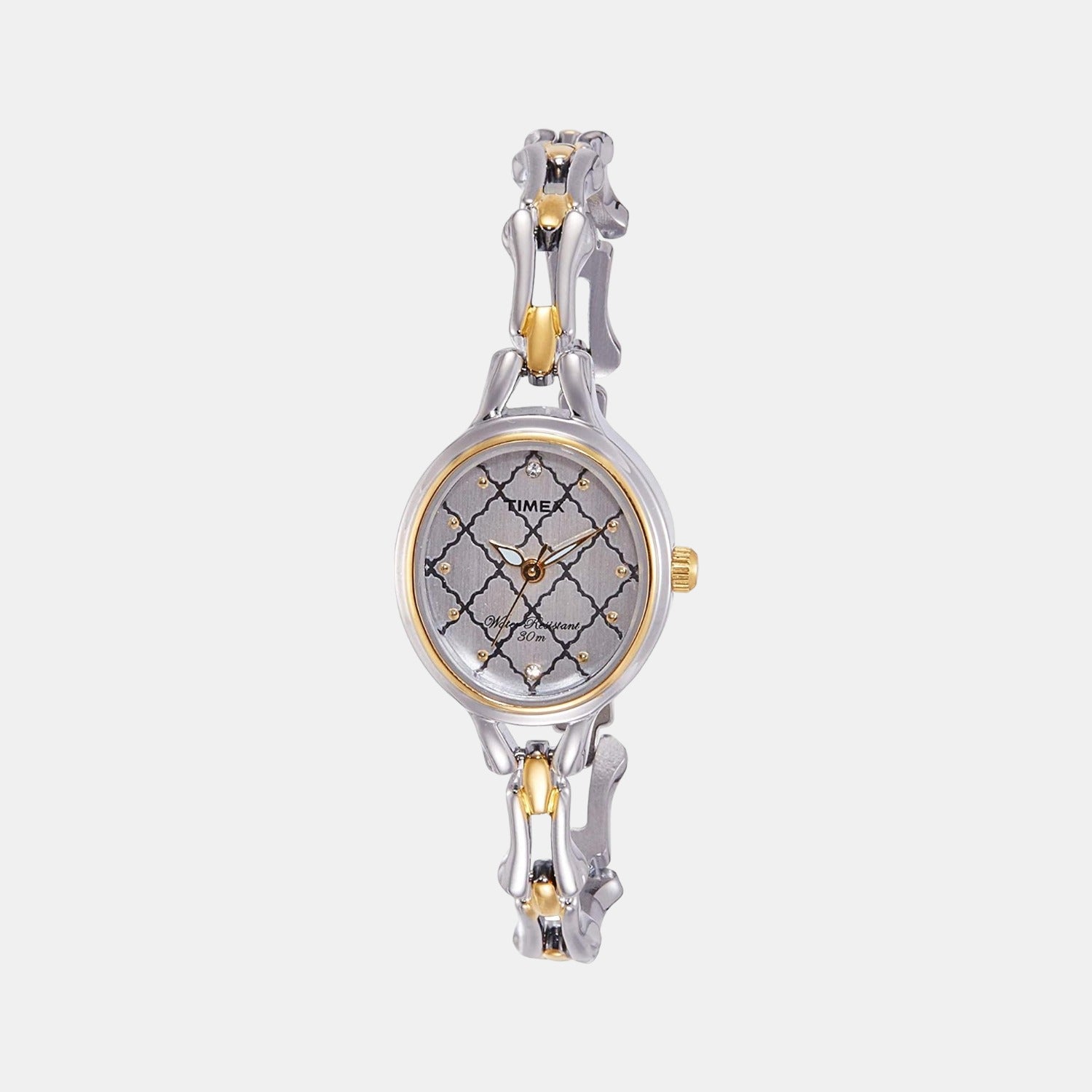 Timex Classics Women Quartz Silver Dial Analog Stainless Steel