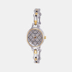 Timex Oval Silver Analog watch