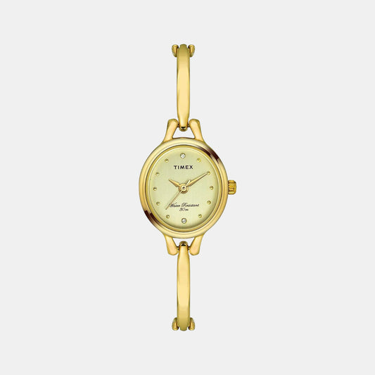 Female Gold Analog Brass Watch TW0TL9311