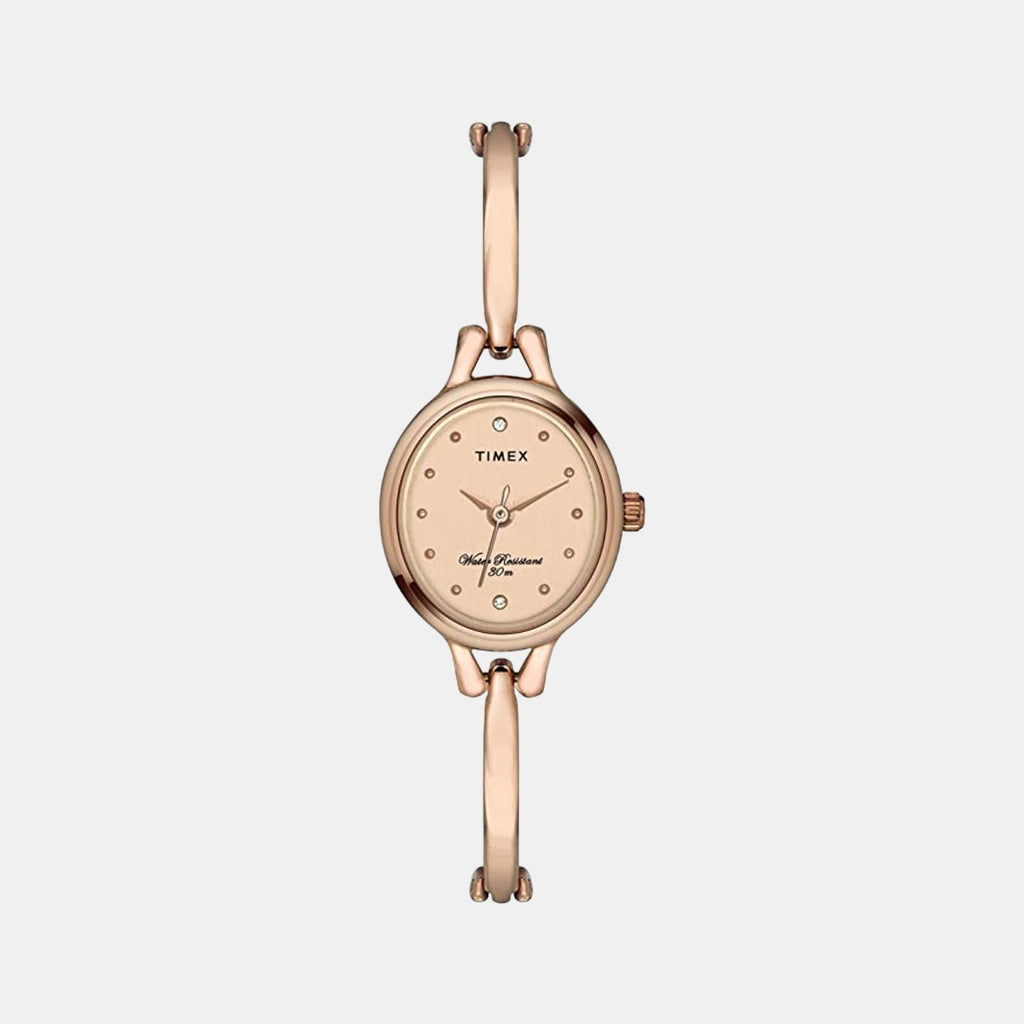 Timex Oval Rose Gold Analog watch
